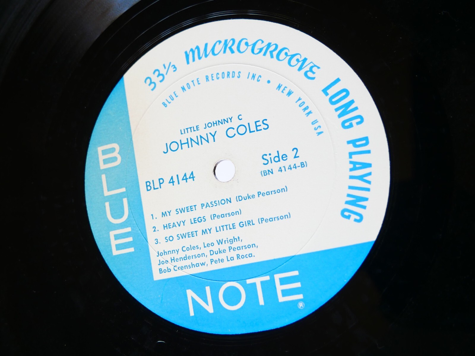 JOHNNY COLES Little Johnny C BLUE NOTE 4144 EAR MONO Joe Henderson Pete La Roca