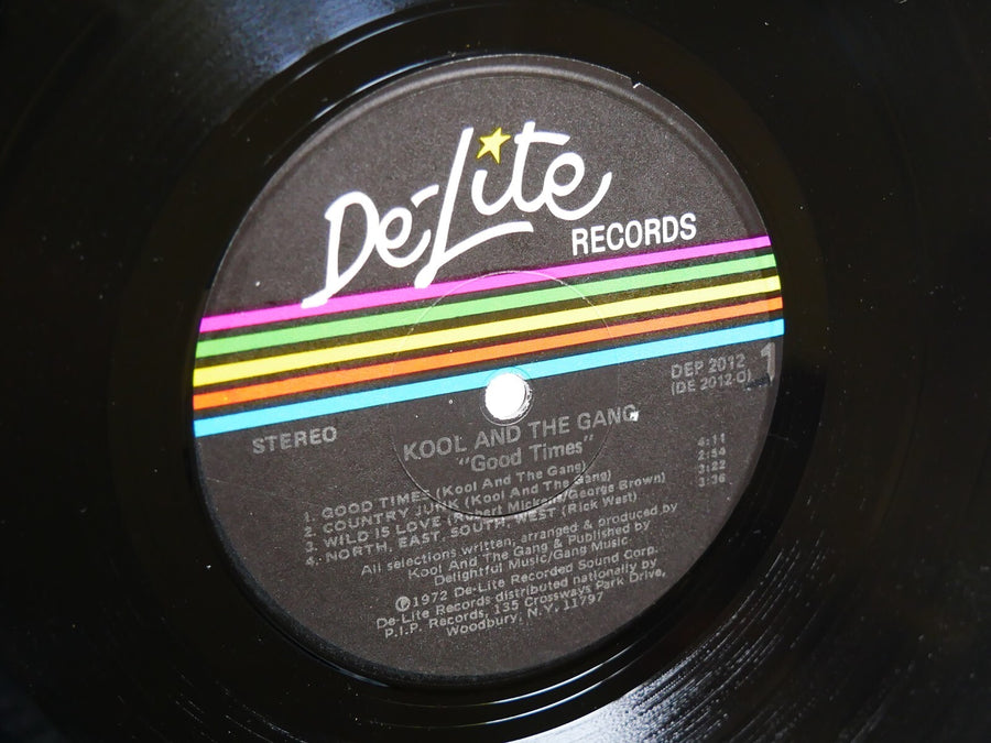 KOOL AND THE GANG Good Times LP DE-LITE RECORDS DEP-2012 US 1972 Jazz Funk