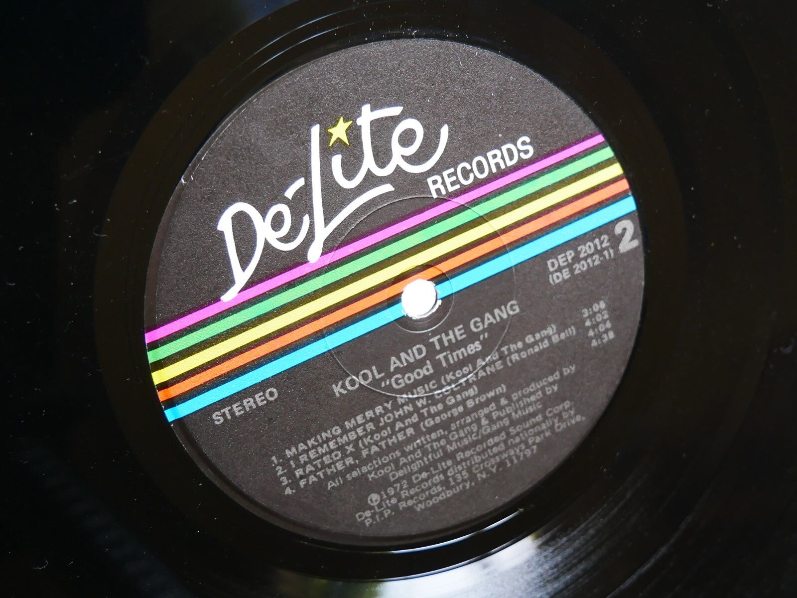 KOOL AND THE GANG Good Times LP DE-LITE RECORDS DEP-2012 US 1972 Jazz Funk
