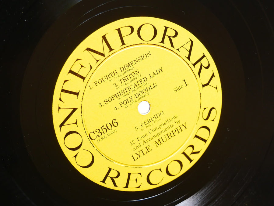 LYLE MURPHY 12-Tone Compositions & Arrangements LP CONTEMPORARY C3506 DG MONO