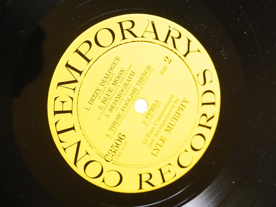 LYLE MURPHY 12-Tone Compositions & Arrangements LP CONTEMPORARY C3506 DG MONO