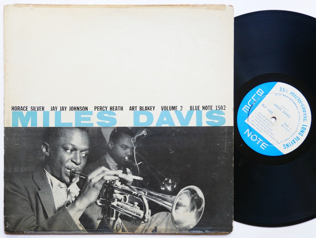 MILES DAVIS Volume 2 LP BLUE NOTE BLP 1502 US 1957 FLAT EAR MONO Jackie McLean