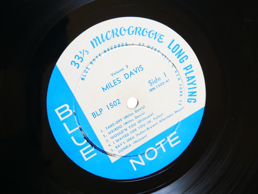 MILES DAVIS Volume 2 LP BLUE NOTE BLP 1502 US 1957 FLAT EAR MONO Jackie McLean
