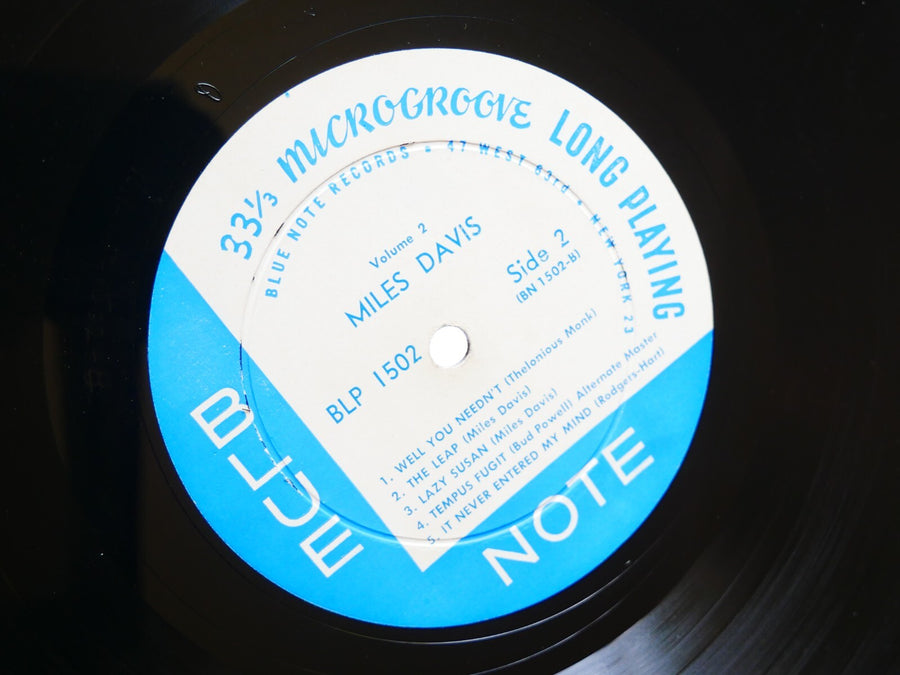 MILES DAVIS Volume 2 LP BLUE NOTE BLP 1502 US 1957 FLAT EAR MONO Jackie McLean