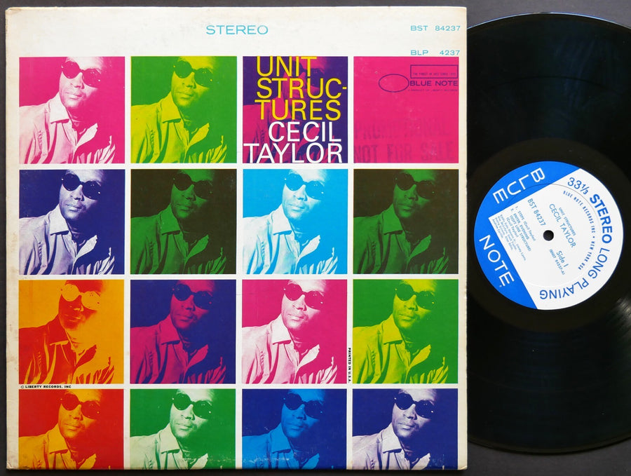 CECIL TAYLOR Unit Structures LP BLUE NOTE 84237 US 1966 NY RVG ST Alan Silva
