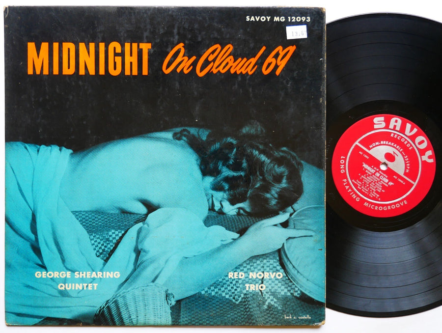 GEORGE SHEARING RED NORVO Midnight On Cloud 69 LP SAVOY MG 12093 Charles Mingus