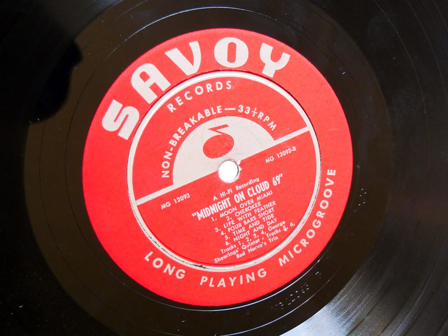 GEORGE SHEARING RED NORVO Midnight On Cloud 69 LP SAVOY MG 12093 Charles Mingus
