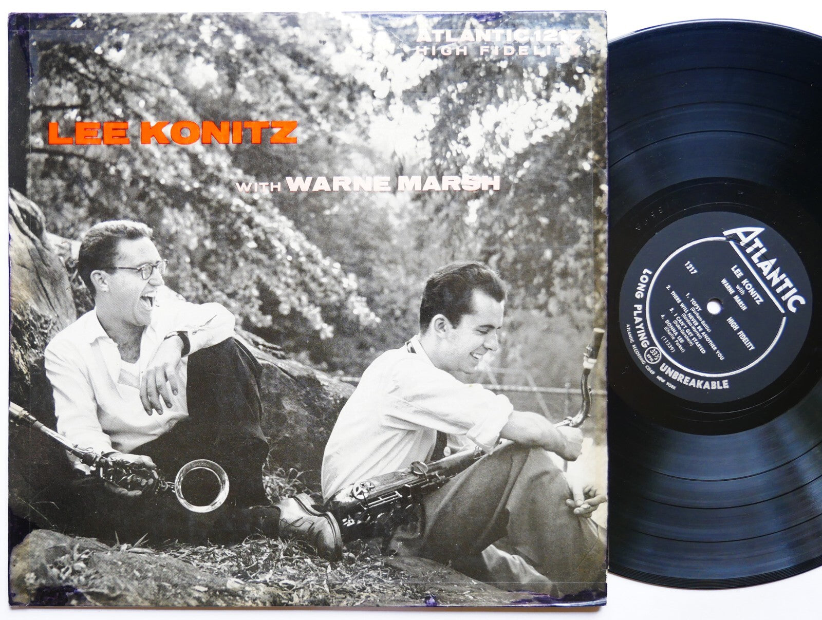 LEE KONITZ With WARNE MARSH Atlantic 1217 LP US 1955 DG MONO Oscar Pettiford