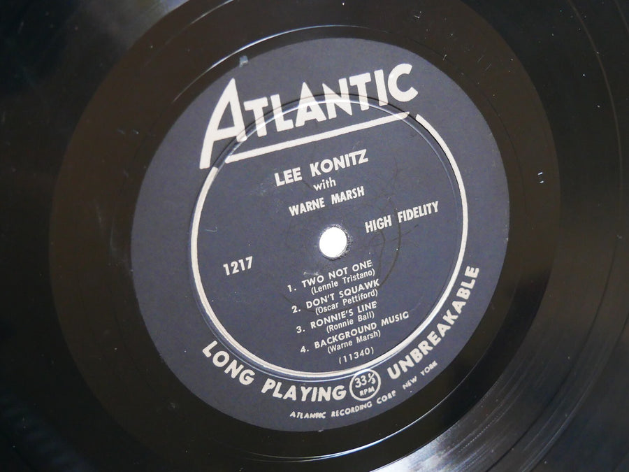 LEE KONITZ With WARNE MARSH Atlantic 1217 LP US 1955 DG MONO Oscar Pettiford