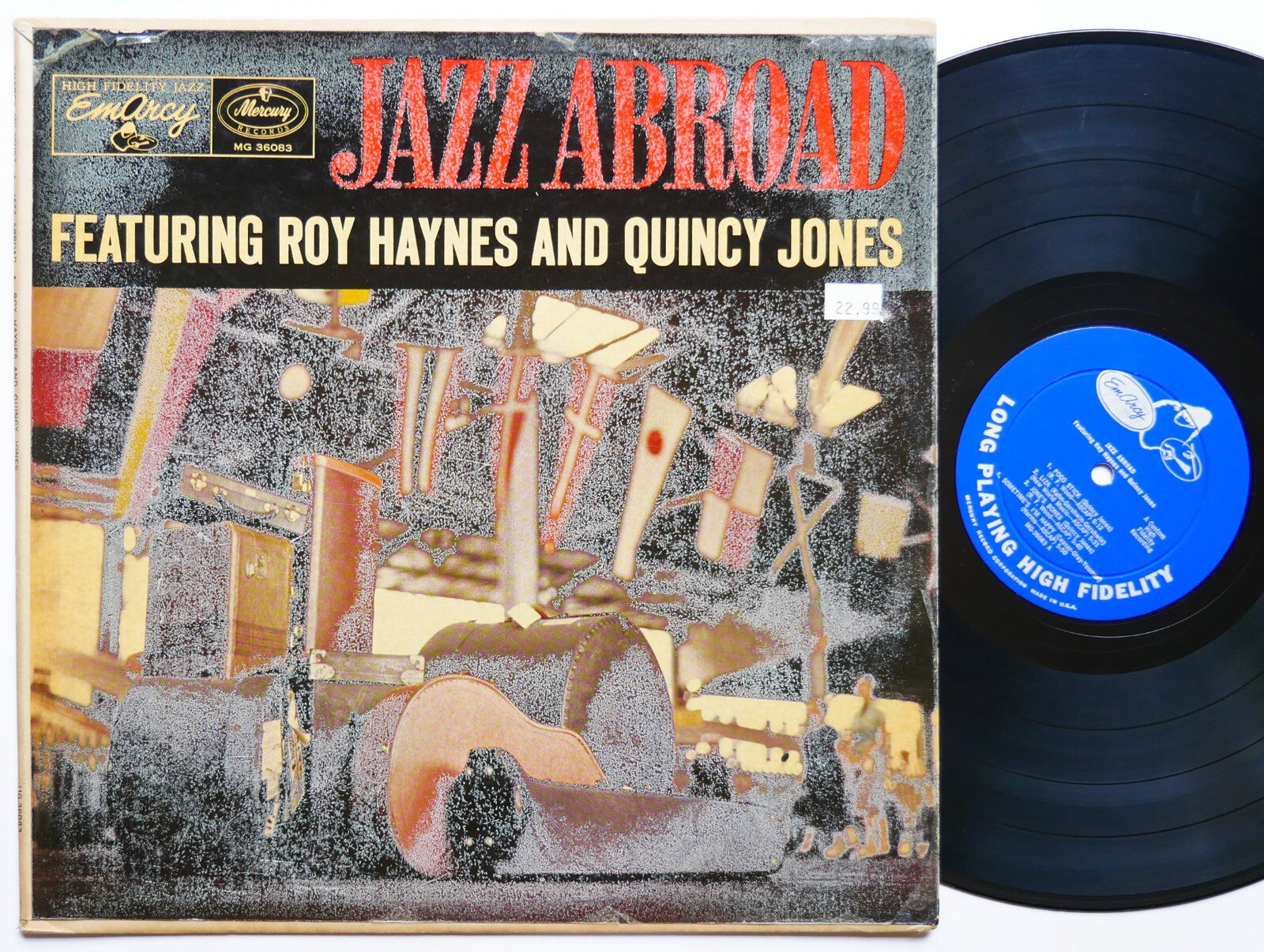 ROY HAYNES And QUINCY JONES Jazz Abroad LP EMARCY MG 36083 US 1957 Sahib Shihab
