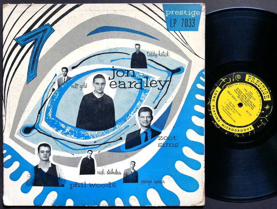 JON EARDLEY The Jon Eardley Seven LP PRESTIGE PRLP 7033 US 1956 MONO Zoot Sims