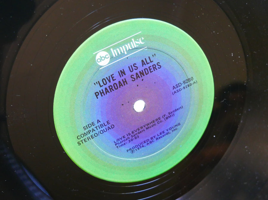 PHAROAH SANDERS Love In Us All LP ABC IMPULSE! ASD-9280 US '74 Cecil McBee CLEAN