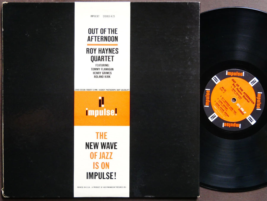 ROY HAYNES Quartet Out Of The Afternoon LP IMPULSE! AS-23 AM-PAR Tommy Flanagan