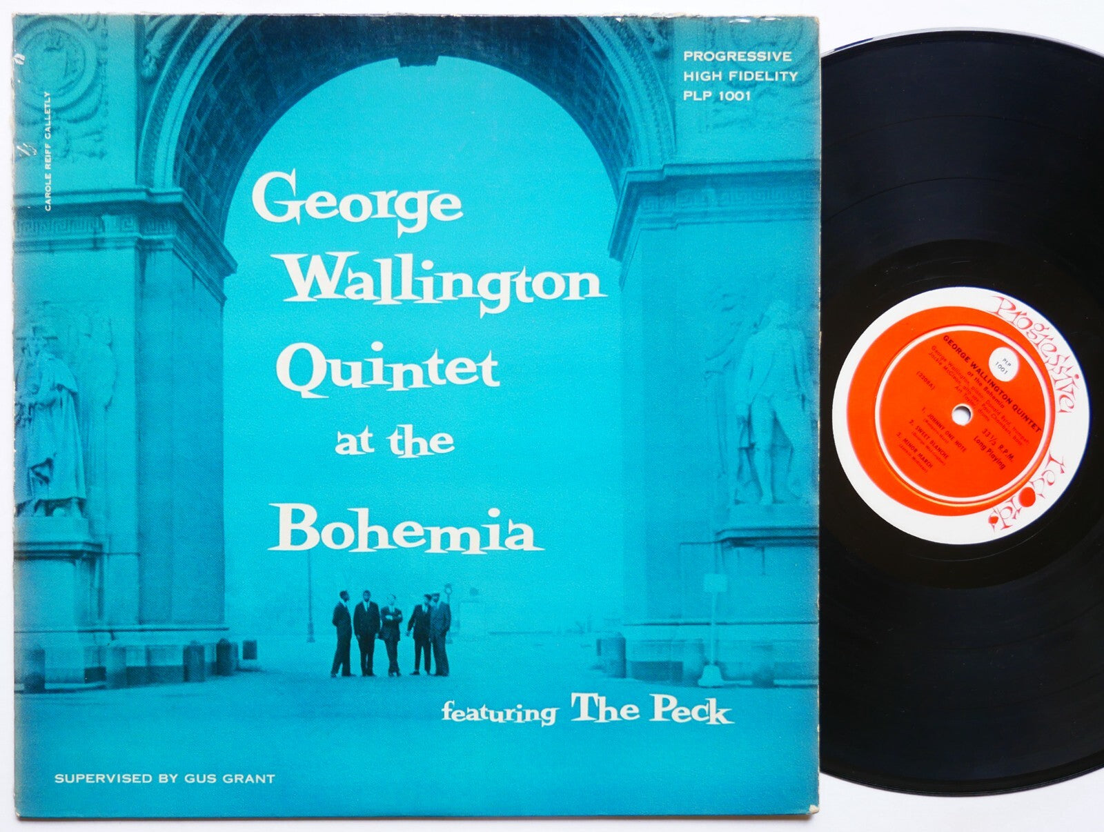 GEORGE WALLINGTON At The Bohemia LP PROGRESSIVE PLP 1001 RVG DG MONO Donald Byrd