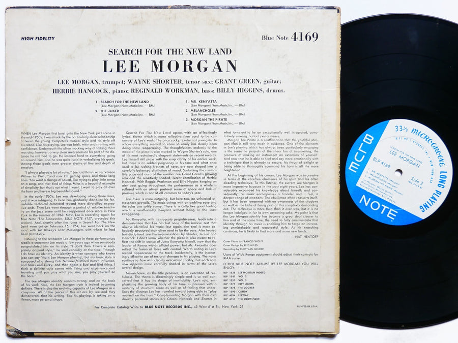 LEE MORGAN Search For The New Lan LP BLUE NOTE BLP 4169 NY MONO Herbie Hancock