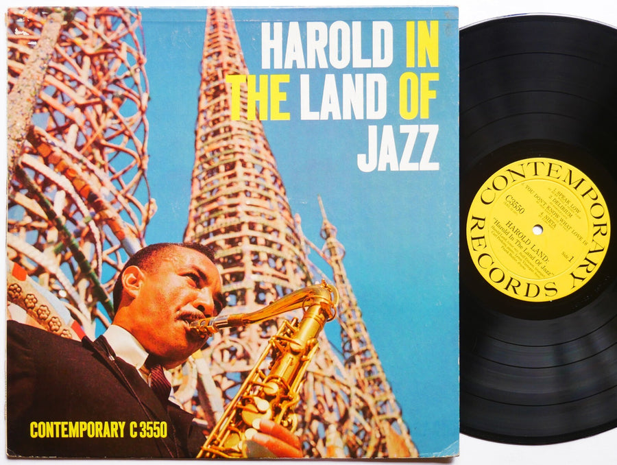 HAROLD LAND Harold In The Land Of Jazz LP CONTEMPORARY C3550 US 1958 DG MONO