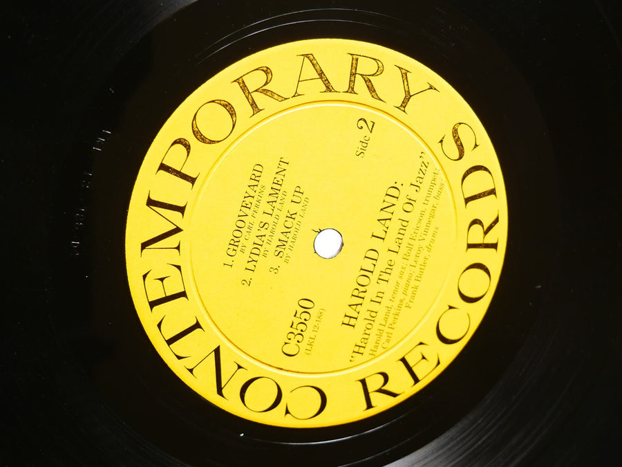 HAROLD LAND Harold In The Land Of Jazz LP CONTEMPORARY C3550 US 1958 DG MONO