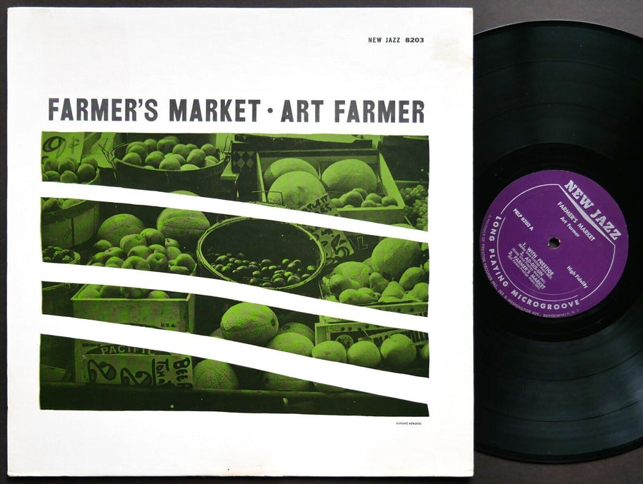 ART FARMER Farmer's Market LP NEW JAZ NJLP 8203 MONO Hank Mobley Elvin Jones