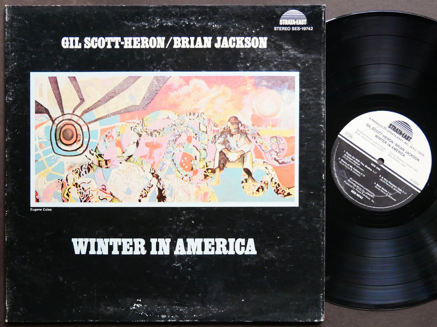 GIL SCOTT-HERON BRIAN JACKSON Winter In America LP STRATA-EAST SES-19742 CLEAN