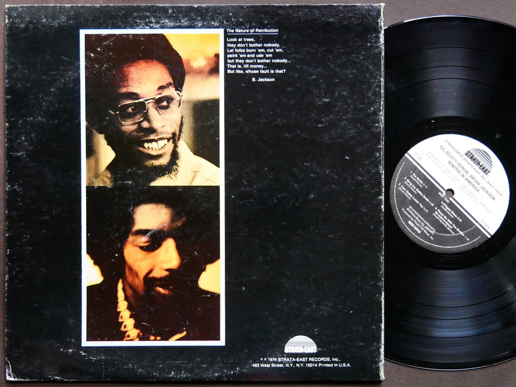GIL SCOTT-HERON BRIAN JACKSON Winter In America LP STRATA-EAST SES-19742 CLEAN