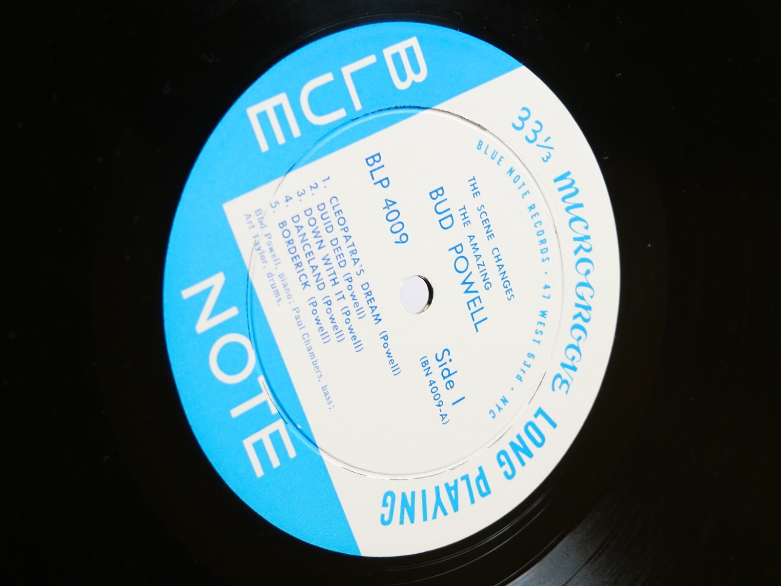 BUD POWELL Amazing The Scene Changes Vol. 5 BLUE NOTE 4009 EAR DG MONO 47.W 63rd