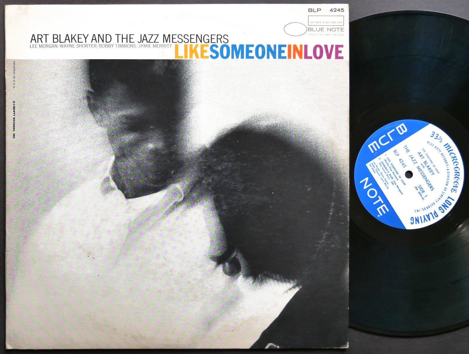 ART BLAKEY Like Someone In Love LP BLUE NOTE 4245 MONO Lee Morgan Wayne Shorter