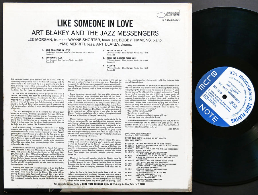 ART BLAKEY Like Someone In Love LP BLUE NOTE 4245 MONO Lee Morgan Wayne Shorter