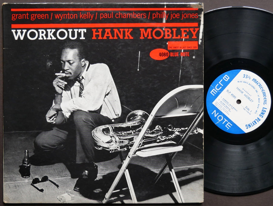 HANK MOBLEY Workout LP BLUE NOTE BLP 4080 US '62 EAR MONO 47 W. 63rd Grant Green