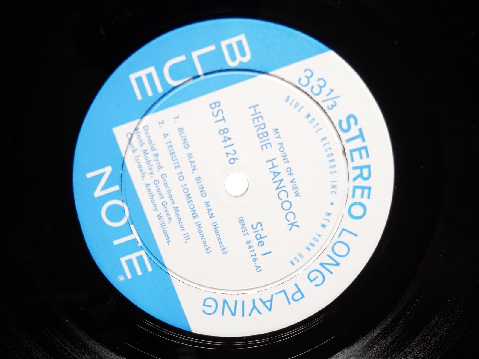 HERBIE HANCOCK My Point Of View LP BLUE NOTE 84126 US 1963 NY EAR DG Hank Mobley