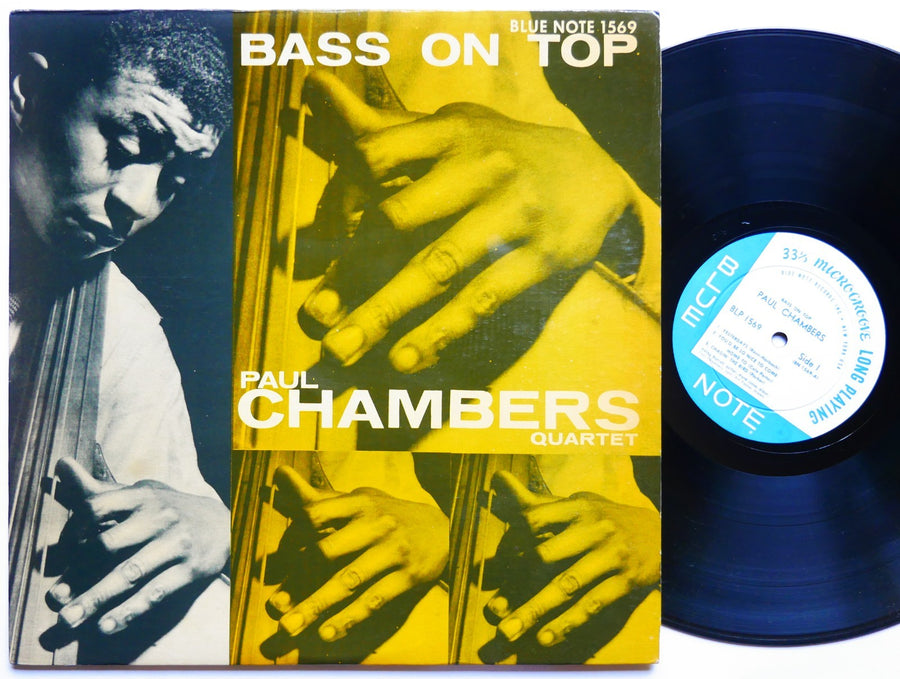 PAUL CHAMBERS Quartet Bass On Top LP BLUE NOTE 1569 US 1964 NY EAR DG MONO CLEAN