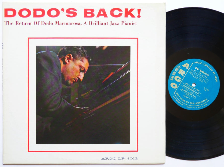 DODO MARMAROSA Dodo's Back LP ARGO LP 4012 US 1961 JAZZ MONO Richard Evans VG+