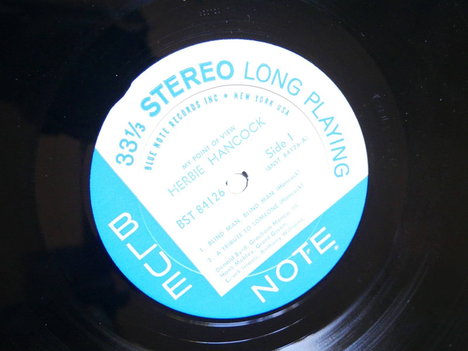 HERBIE HANCOCK My Point Of View LP BLUE NOTE 84126 US 1966 NY RVG Hank Mobley
