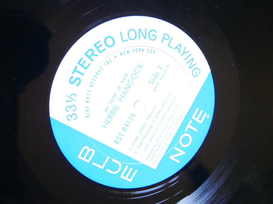 HERBIE HANCOCK My Point Of View LP BLUE NOTE 84126 US 1966 NY RVG Hank Mobley