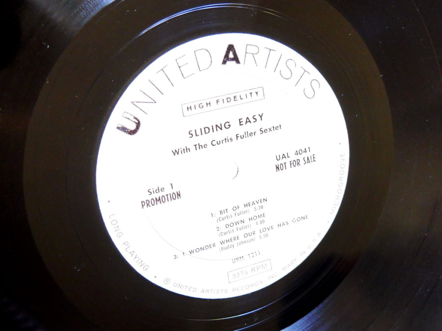 CURTIS FULLER Sliding Easy LP UNITED ARTISTS UAL4041 MONO Hank Mobley Lee Morgan