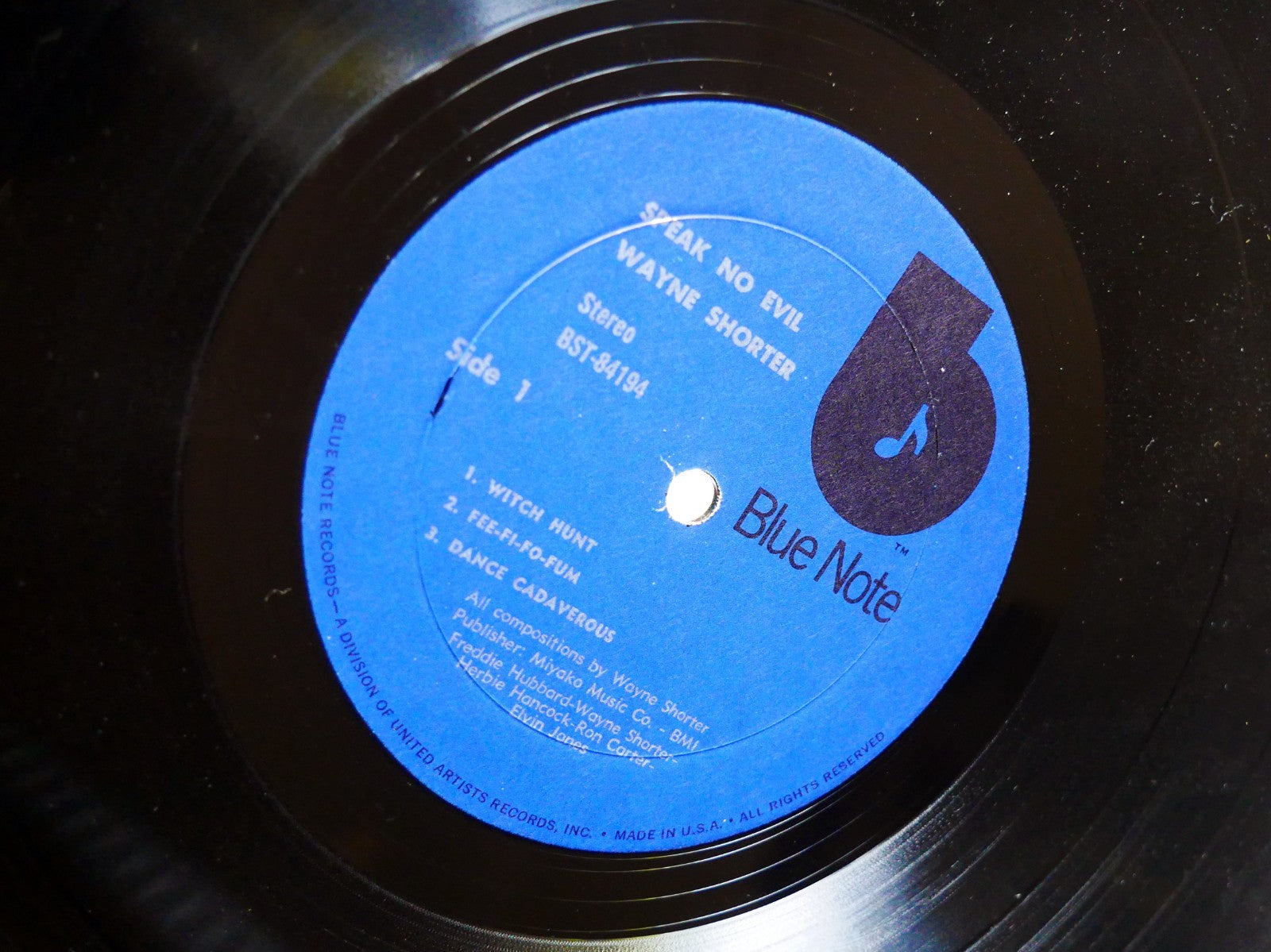 WAYNE SHORTER Speak No Evil LP BLUE NOTE BST 84194 US 1973 JAZZ Herbie Hancock