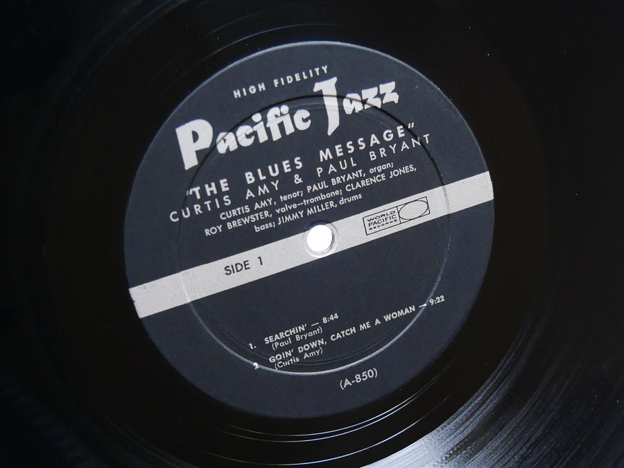 CURTIS AMY & PAUL BRYANT The Blues Message LP PACIFIC JAZZ PJ-9 US 1960 DG MONO