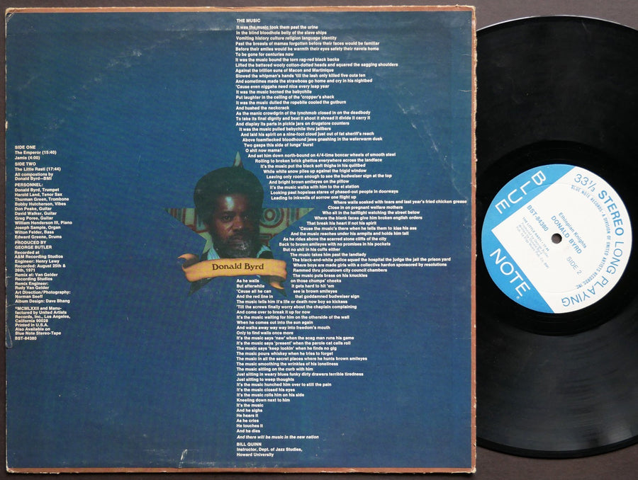 DONALD BYRD Ethiopian Knights LP BLUE NOTE 84380 US 1972 RVG Bobby Hutcherson