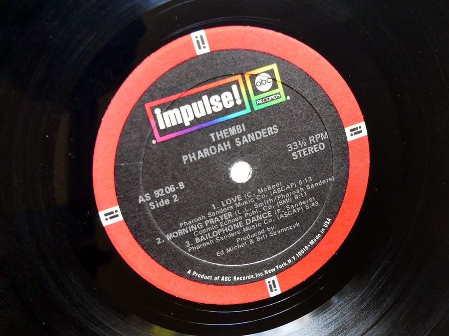 PHAROAH SANDERS Thembi LP IMPULSE! AS-9206 US 1971 JAZZ Cecil McBee Roy Haynes