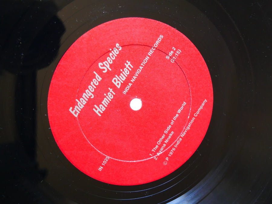 HAMIET BLUIETT Endangered Species LP INDIA NAVIGATION IN 1025 US 1976 Free Jazz
