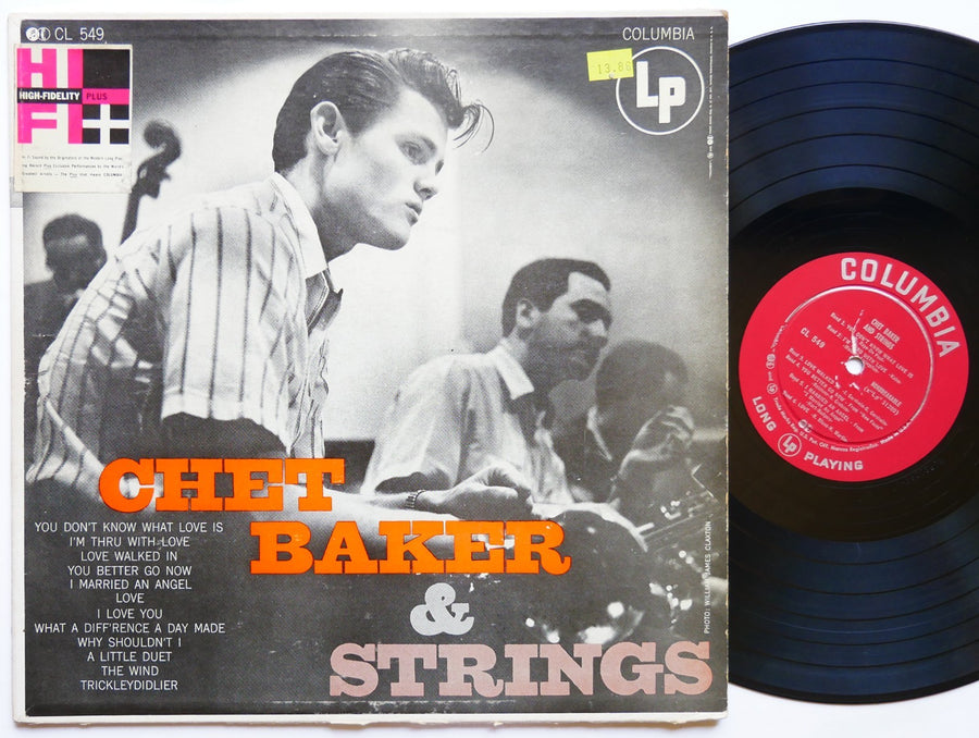 CHET BAKER & Strings COLUMBIA CL 549 US 1954 6EYE DG MONO Zoot Sims Russ Freeman