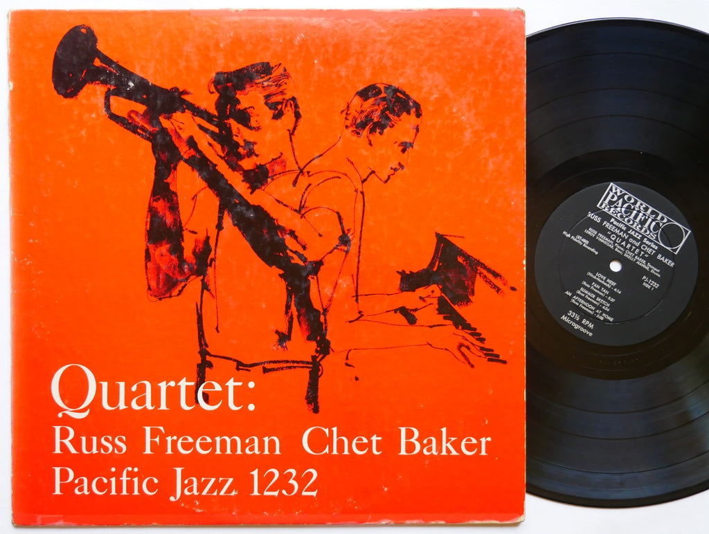 CHET BAKER RUSS FREEMAN Quartet LP WORLD PACIFIC RECORDS PJ-1232 US 1957 DG MONO