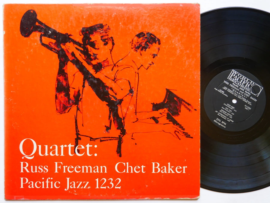 CHET BAKER RUSS FREEMAN Quartet LP WORLD PACIFIC RECORDS PJ-1232 US 1957 DG MONO