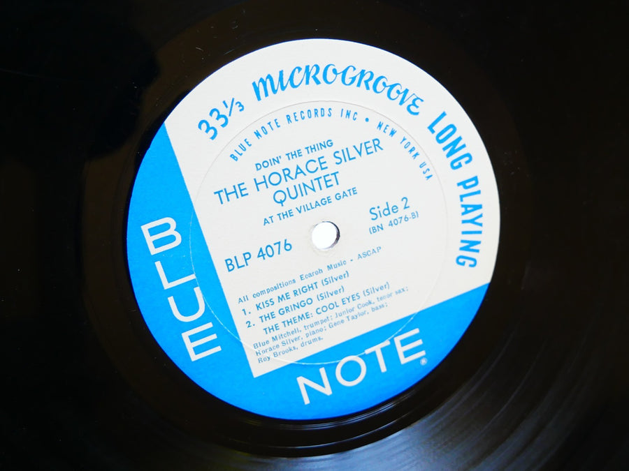 HORACE SILVER Doin' The Thing LP BLUE NOTE 4076 NY EAR Roy Brooks Blue Mitchell