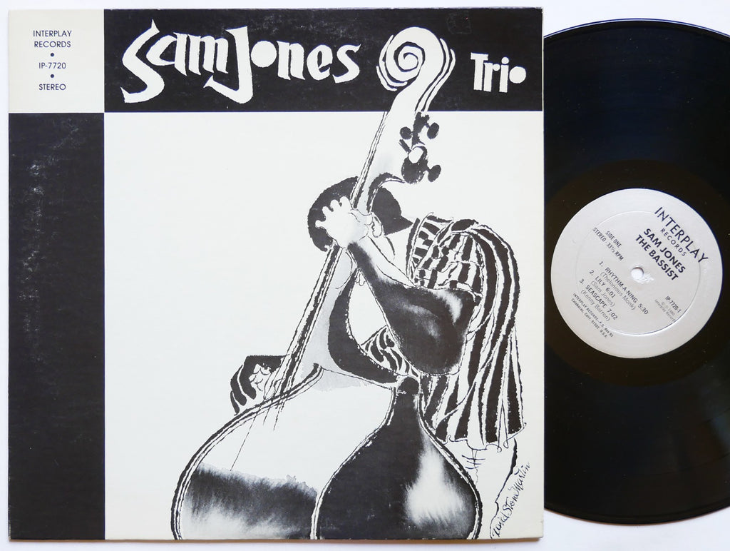 SAM JONES The Bassist LP INTERPLAY RECORDS IP-7720 US '80 DSM Kenny Barron CLEAN