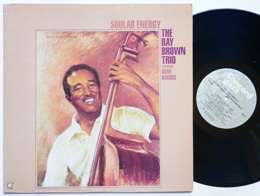 RAY BROWN Trio GENE HARRIS Soular Energy LP CONCORD JAZZ CJ-268 US 1985 CLEAN