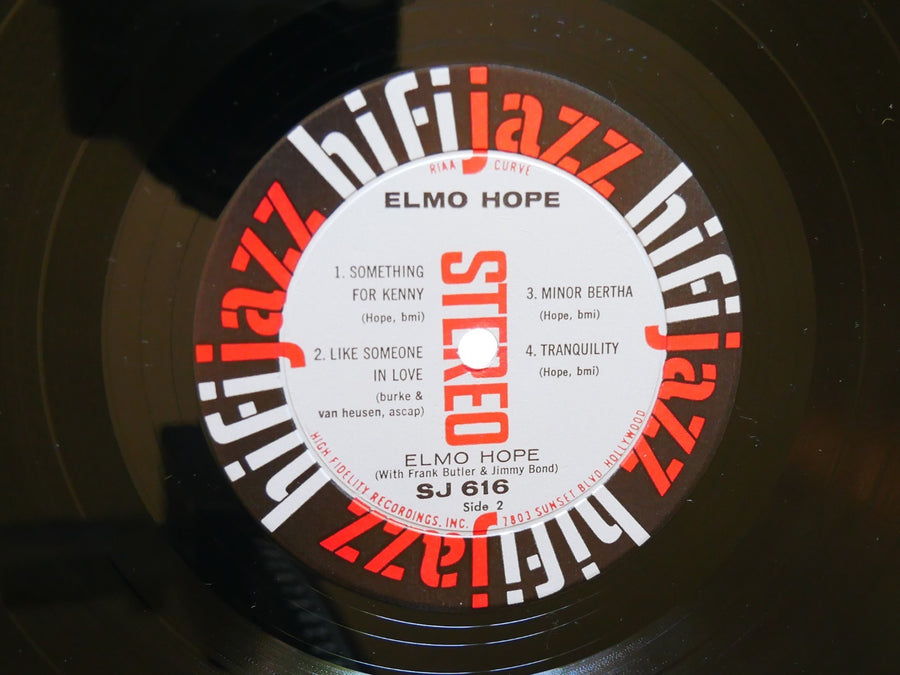 ELMO HOPE With FRANK BUTLER And JIMMY BOND LP HIFI JAZZ SJ 616 US 1959 DG CLEAN