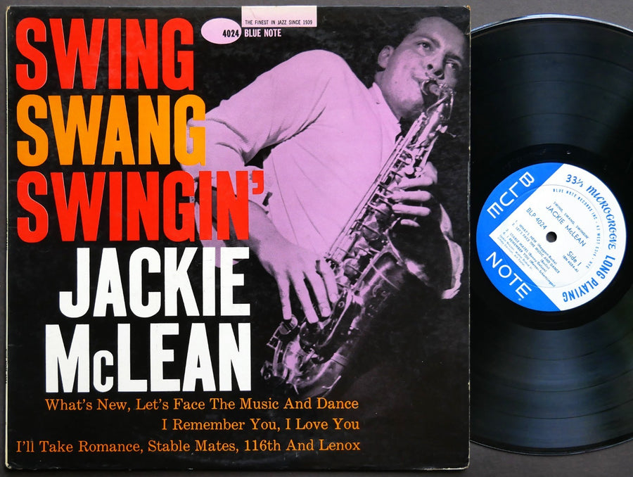 JACKIE MCLEAN Swing, Swang, Swingin' LP BLUE NOTE 4024 EAR DG MONO Walter Bishop