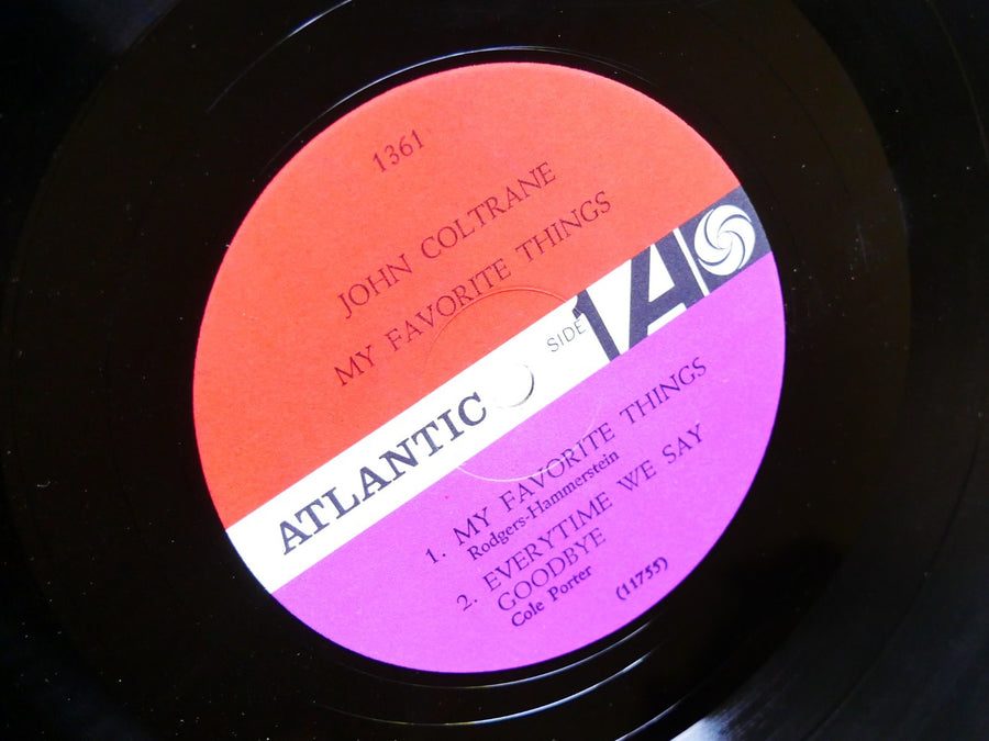 JOHN COLTRANE My Favorite Things LP ATLANTIC 1361 MONO McCoy Tyner Elvin Jones