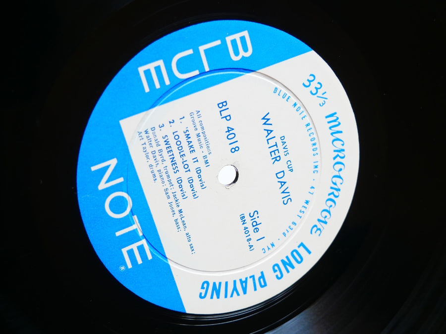 WALTER DAVIS JR. Davis Cup LP BLUE NOTE 4018 EAR MONO Donald Byrd Jackie McLean