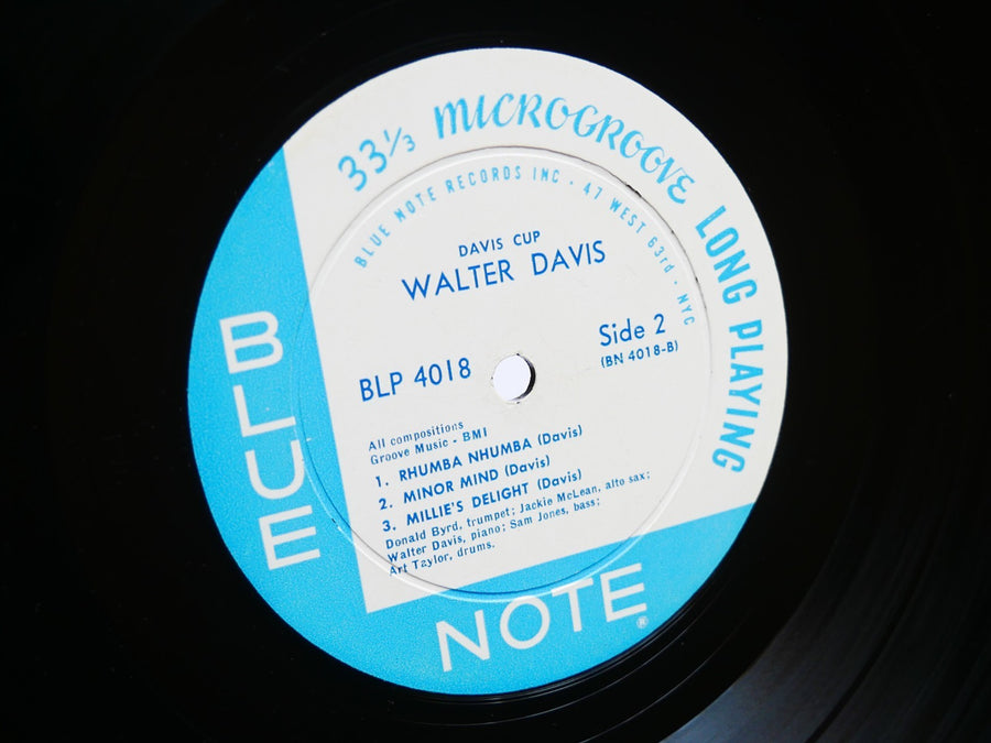 WALTER DAVIS JR. Davis Cup LP BLUE NOTE 4018 EAR MONO Donald Byrd Jackie McLean